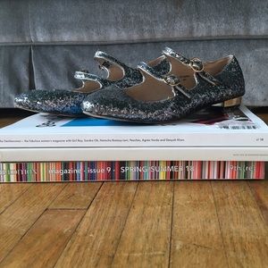 Topshop Sparkle Flats